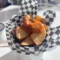 Patatas bravas  at Trasversal in Cadiz