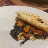 Spinach gozleme at Cafe Anatolia in Chiang Mai