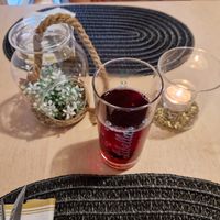 Johannisbeerschorle at Osteria da Pippo in Uffenheim