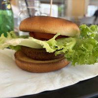 Soy Burger   at Maroni delle Fatine dei Dolci in Riva Del Garda