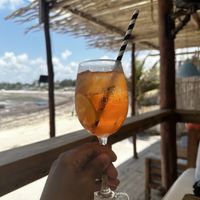 Full bar menu including multiple spritzes and cocktails   at Kokomo Beach Bar and Restaurant in Watamu