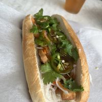 Bahn mi with fried tofu (no mayo, no fish sauce)  at The LA Squared in Harrisburg