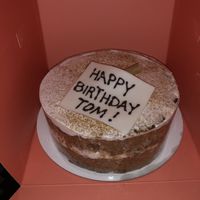 Vegan carrot cake  at SugarMoo in Abu Dhabi