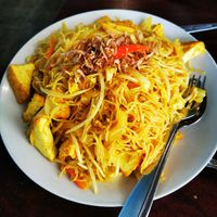 Singapore noodles with tofu at Kari House Restaurant in Richmond