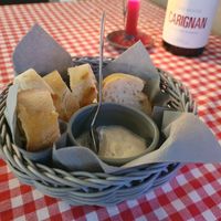 Bread with sour cream at La Petite Véganerie - Brasserie in Berlin