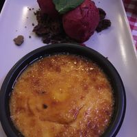 Cremé brullee  at La Petite Véganerie - Brasserie in Berlin