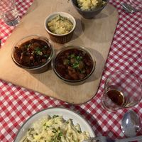 Several dishes  at La Petite Véganerie - Brasserie in Berlin