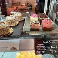 Sarina Patisserie options + in-house raw cakes at La Petite Véganerie - Brasserie in Berlin