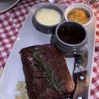 Steak aus dem 3D Drucker   at La Petite Véganerie - Brasserie in Berlin