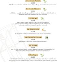 menu at Weinstube Hofgasse in Memmingen