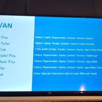 Menu at Taste of Mykonos in Basel