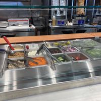 Topping options at MSP - Greek Kitchen - T1 in St Paul