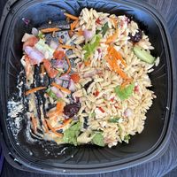 Couldn’t eat half my plate because the quinoa had feta despite being labeled as vegan.   at MSP - Greek Kitchen - T1 in St Paul