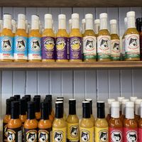 Their own sauces, you can find many other brands  at Microsaucerie Piko Peppers in Montreal