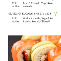More vegan Uramaki rolls at Sushi Karen in Bad Soden-salmuenster