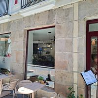 Outside at Barista's Club in Bilbao