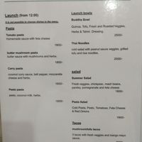 תפריט at Nami Cafe in Arugam Bay