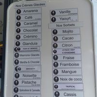 About 10 vegan sorbets at Maison Casalini Cassis in Cassis