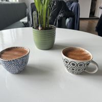 Chai lattes  at Canalside Kitchen in Wolverhampton