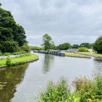 View from the car park   at Canalside Kitchen in Wolverhampton