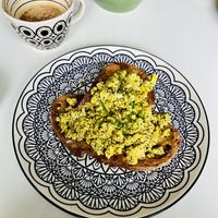 Scrambled tofuu  at Canalside Kitchen in Wolverhampton