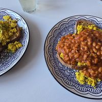 tasty scrambled tofu on sourdough with or without curried baked beans at Canalside Kitchen in Wolverhampton