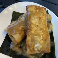 Banana crepe  at Casa Manila in Toronto