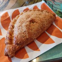Garden root veg pasty at The Cornish Bakery in Bourton-on-the-water