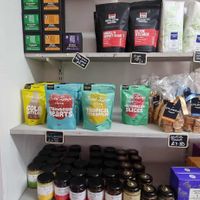 Sample of vegan snacks at St Columba Larder in Isle Of Iona