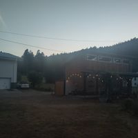 The 'hangar' with all the toys at Les Jardins de Biffontaine in Biffontaine