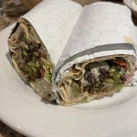 Falafel pita wrap  at Aroma in King Of Prussia