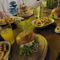 Burgers and fries at Submarine Burger - Centar in Split