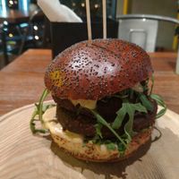 Double Italian vegan burger at Submarine Burger - Centar in Split