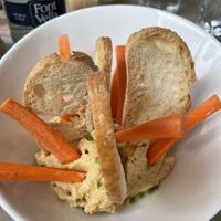 Hummus   at Can Martí Restaurant in Tarragona