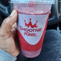 Vegan Mixed Berry Smoothie #Veganuary at Smoothie King in Dallas