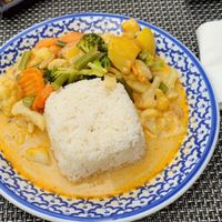 Massaman Pak Curry vegan at Surang Thai in Bern