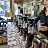Dripping Coffee  at Glitch Coffee & Roasters in Tokyo
