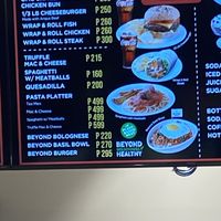 beyond menu  at Kenny Rogers Roasters in Quezon City