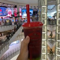 Black tea extra boba  #Veganuary at ChaTraMue - Central World in Bangkok