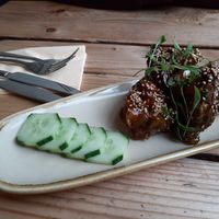 Bang bang broccoli at The Green Rocket Cafe in Bath