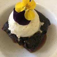Sticky toffee pud - yum! at The Green Rocket Cafe in Bath