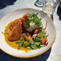 Katsu curry at The Green Rocket Cafe in Bath