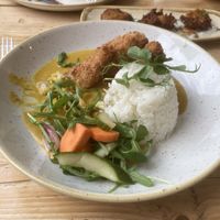 Katsu Curry at The Green Rocket Cafe in Bath