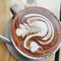 Hot chocolate at The Green Rocket Cafe in Bath