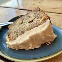 Banana & pineapple cake at The Green Rocket Cafe in Bath