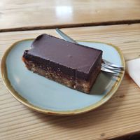 Peanut butter square at The Green Rocket Cafe in Bath