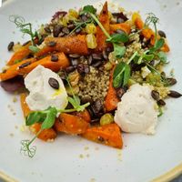Carrot & quinoa salad at The Green Rocket Cafe in Bath