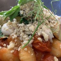 Gnocchi arabbiatta  at The Green Rocket Cafe in Bath