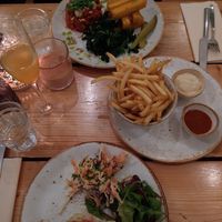 Dinner at The Green Rocket Cafe in Bath