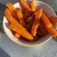Paprika Sweet Potato Fries  at The Green Rocket Cafe in Bath